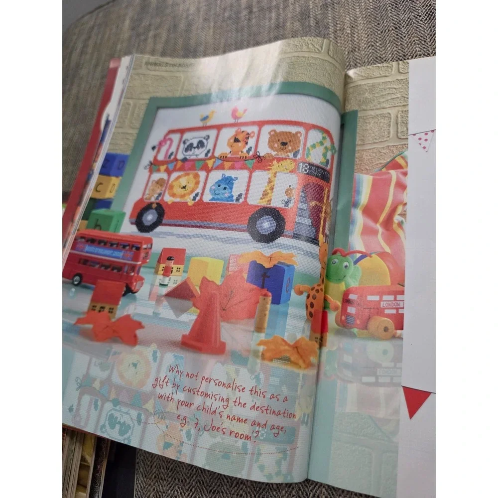 October 2017 issue of CrossStitcher magazine featuring‎ Halloween designs